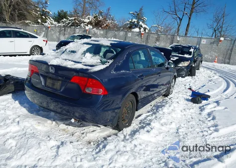 2008 Honda Civic Lx z USA, uszkodzony, nr VIN 2HGFA16558H531610